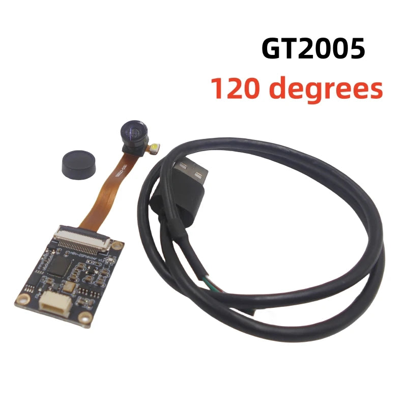 Custom GT2005 module with flash 2 megapixel fixed focus USB drive free laptop industrial computer camera module