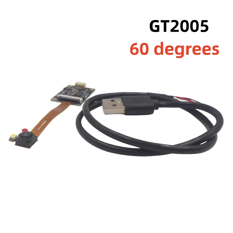 Custom GT2005 module with flash 2 megapixel fixed focus USB drive free laptop industrial computer camera module