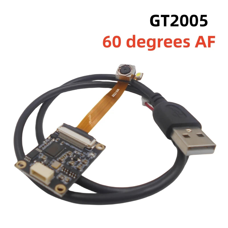 Custom GT2005 module with flash 2 megapixel fixed focus USB drive free laptop industrial computer camera module