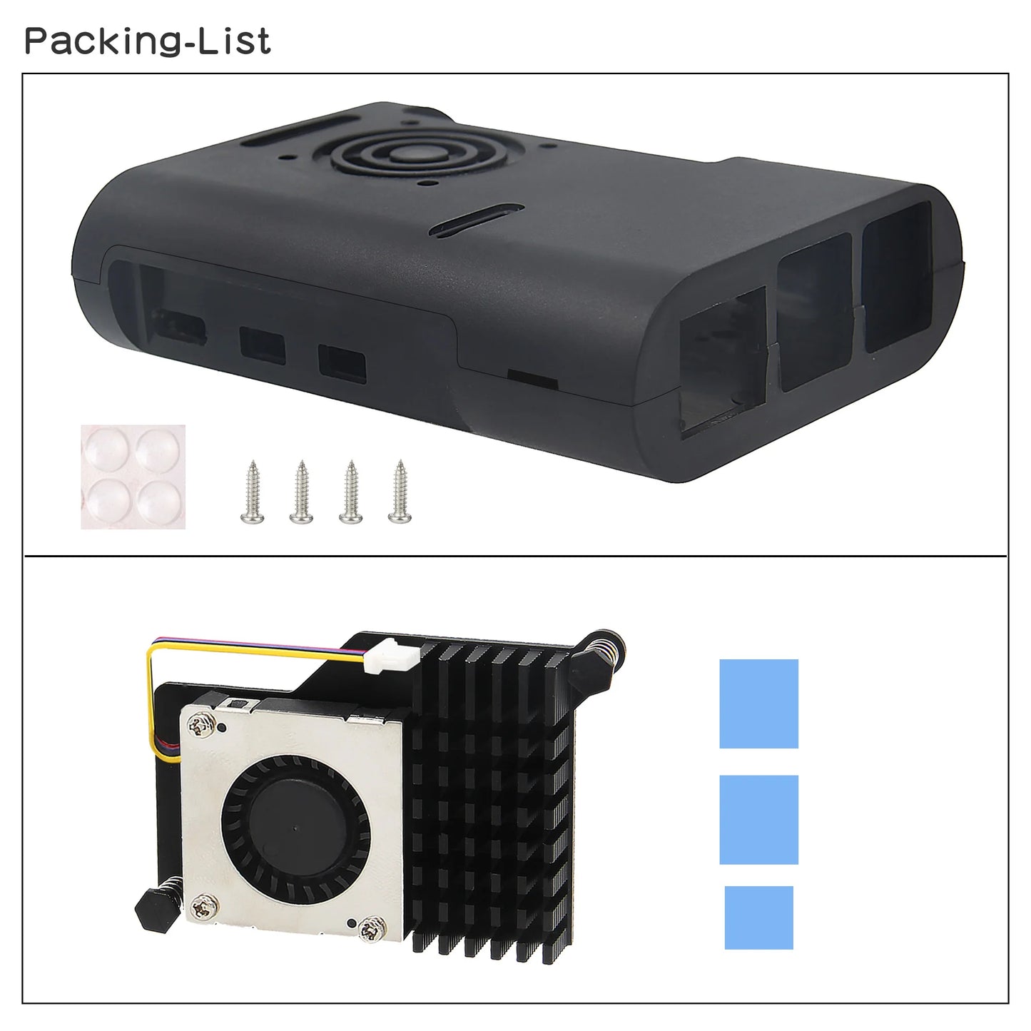 Custom Pi 5 Case | ABS Shell with H501 Active Cooler