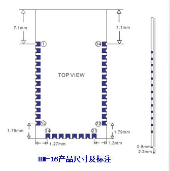 Custom HM-18 BLE4.2 Bluetooth Module Serial Port Transmission 5.0 Master Slave Integrated Small Base Station Test