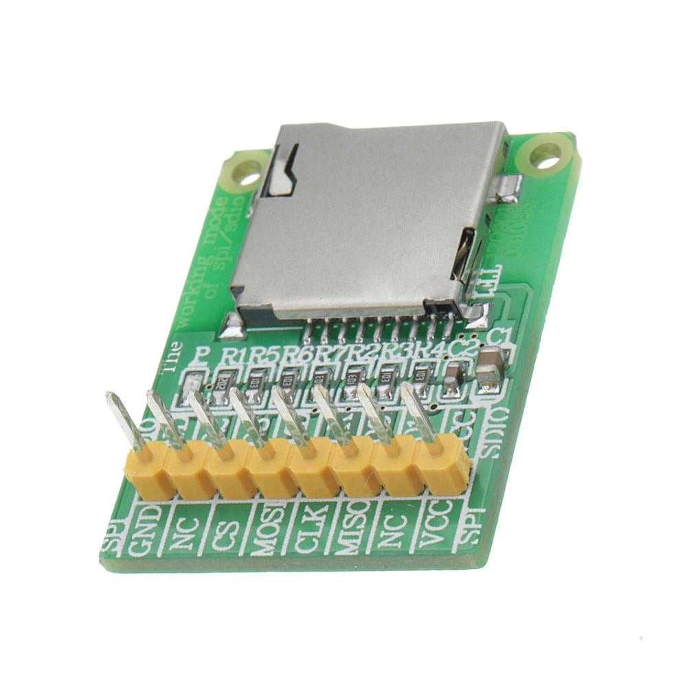 Custom 3.5V / 5V Module TF Card Reader SDIO/SPI Interface Mini TF Card Module Manufacturer