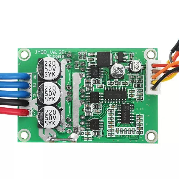Custom DC 12V-36V 500W High Power Brushless Motor Controller Driver Board Assembled No Hall DIY Kit Peak current 20A Manufacturer