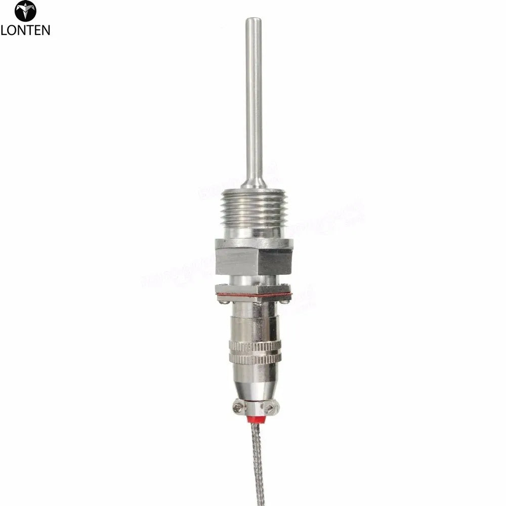 Custom Lonten New Electric Sensor High quality RTD PT100 Temperature Sensors 1/2 Inch NPT Threads With Detachable Connector Useful Tool Manufacturer