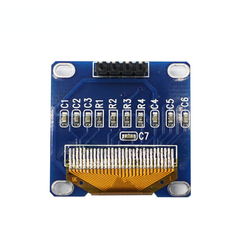 0.9 inch OLED I2C 4Pin White display module screen board for pyBoard Micropython Custom PCB voltage regulator dc pcba Custom