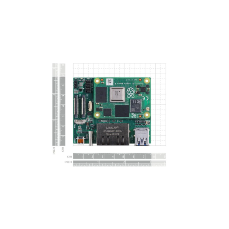 Dual Gigabit Ethernet Carrier Board for Raspberry Pi CM4 with 4GB RAM/ 32GB eMMC Custom PCB pcba ballast minatore pcba
