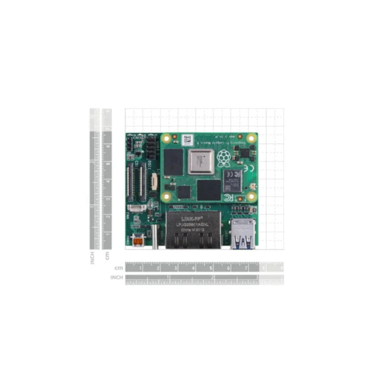 Custom Dual Gigabit Ethernet Carrier Board for Raspberry Pi CM4 with 4GB RAM/ 32GB eMMC Custom PCB pcba ballast minatore pcba Manufacturer
