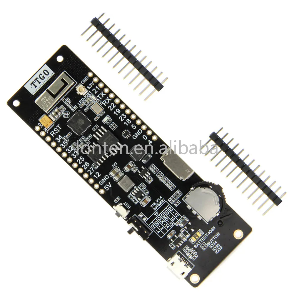Custom TTGO T-Cell ESP32 Development Board WiFi BT Wireless Module 18650 Battery Seat 4MB Flash 8MB Psram for Arduin0 Manufacturer