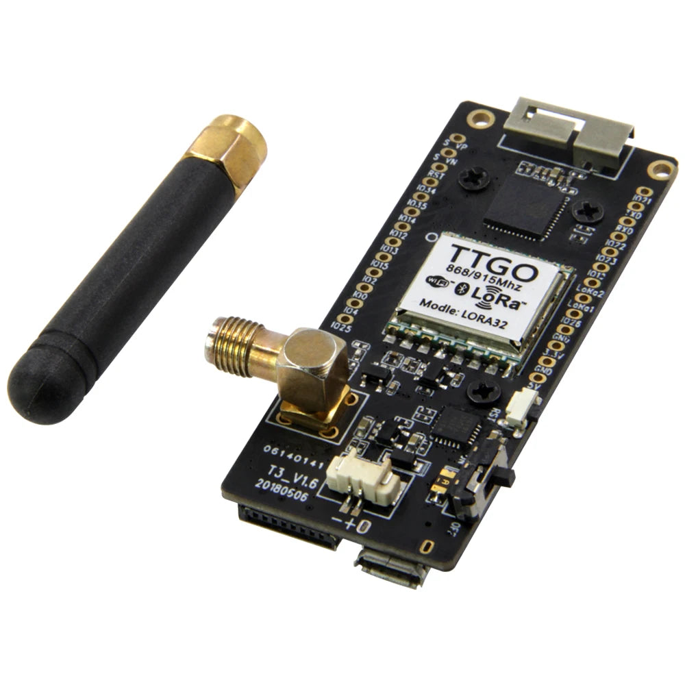 Custom TTGO ESP32-Paxcounter LoRa32 V2.1 1.6 Version 433/868/915MHZ LoRa ESP-32 OLED 0.96 Inch SD Card WIFI Module Custom PCB Manufacturer