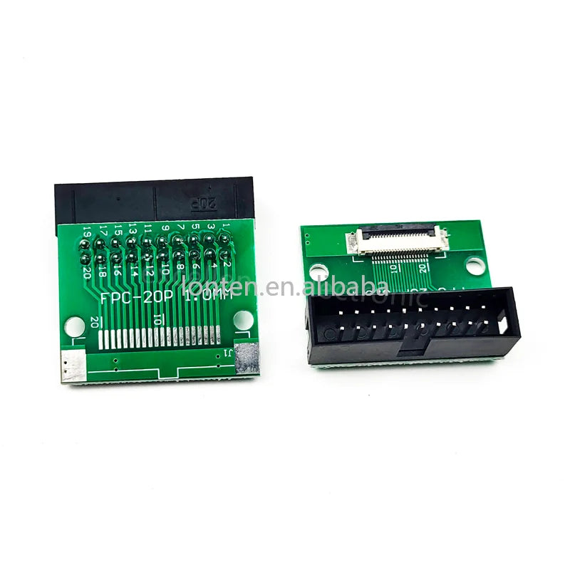 Custom FFC/FPC 0.5mm Connector SMT Adapter to DC3 Female Header 2.54mm Pitch Through Hole Cable 6 8 10 12 20 24 30 40 PIN Manufacturer