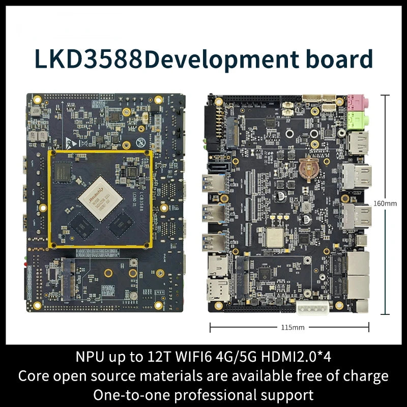 Custom PCBA Neardi LKD 3588 Development Board Rockchip 3588Manufacturer