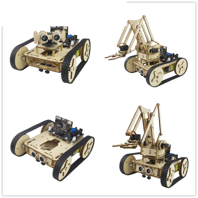 Custom DIY Microbit Robot hand Kit Servo Arm For Arduinos Remote Control Robot Car DIY Robot Toys Manufacturer