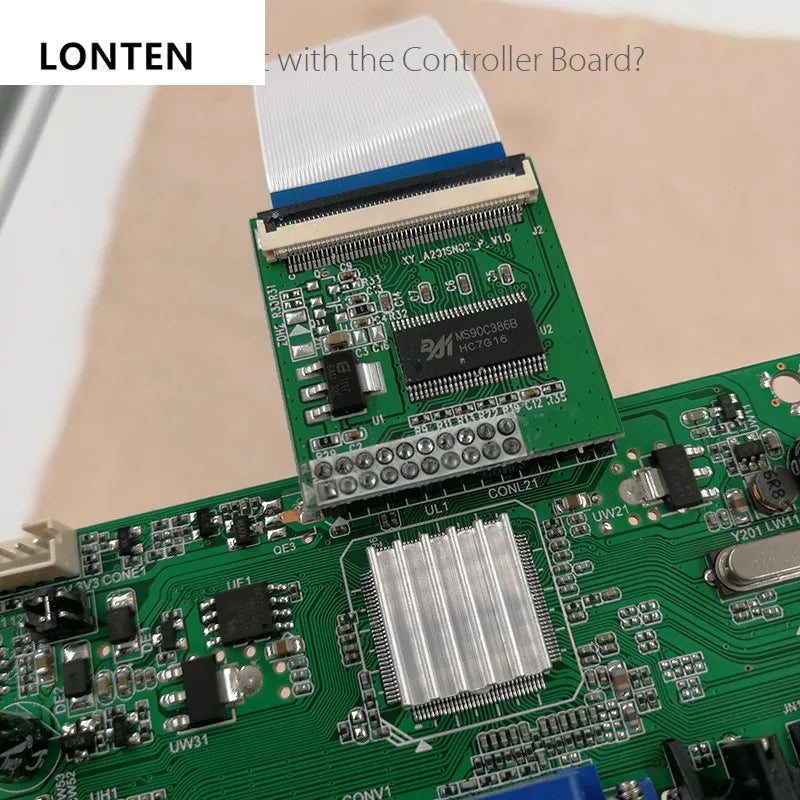 Custom Lonten For A201SN02 LC201V1 V201V1-T01 LVDS Turn TTL Adapter Plate 0.5mm 50 Pin FFC FPC LVDS Conversion board For v290 v56 LCD C Manufacturer