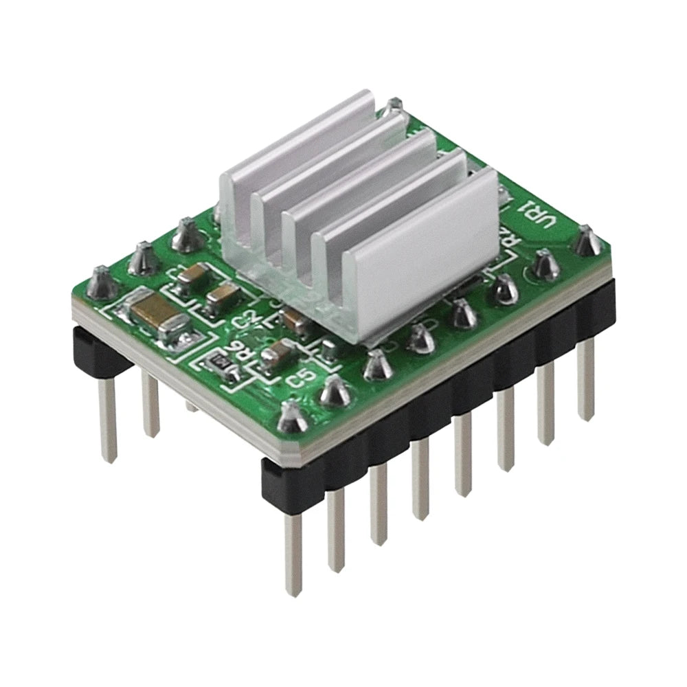Custom 5PCS A4988 Stepper Motor Driver Module with Heatsink + Heat Sink 3D Printer Parts For SKR V1.3 1.4 GTR V1.0 MKS GEN V1.4 board Manufacturer