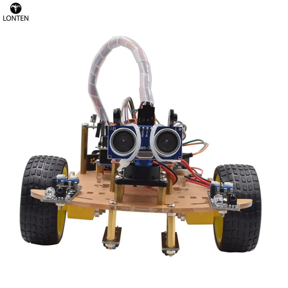 Custom Lonten Wireless Remote Control Smart Car DIY Kit Infrared Control Robot Car DIY Kit for arduinos High-teach Programmable Toys Manufacturer