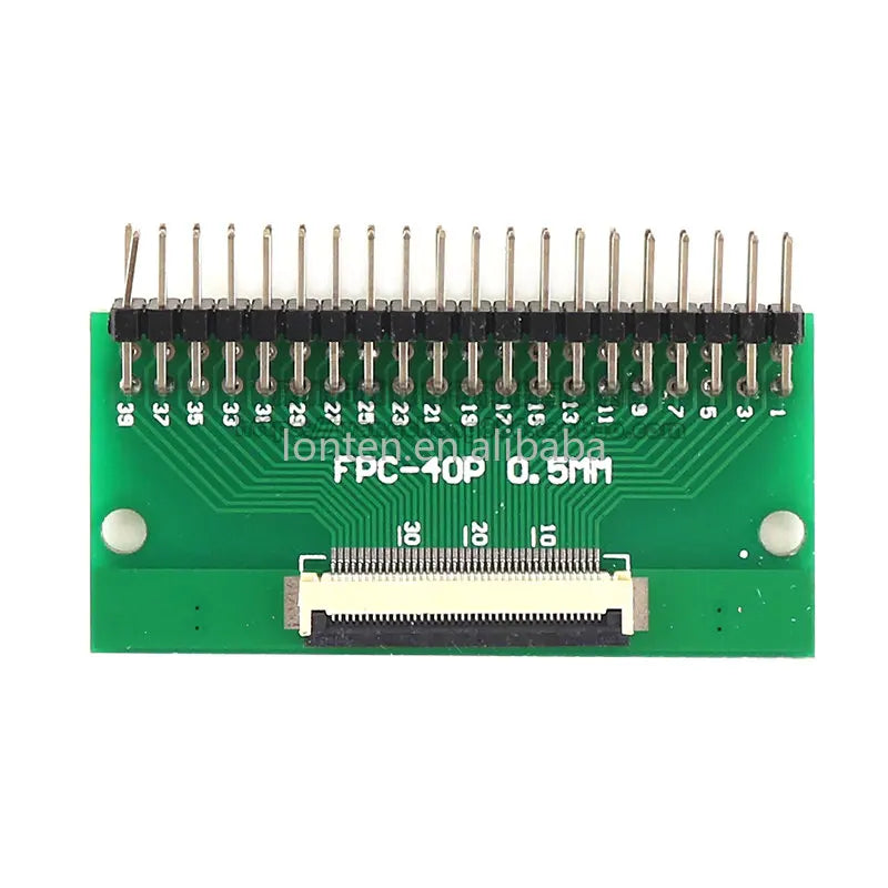 Custom FPC/FFC adapter board 0.5mm Pitch connector To Double row straight needle Curved needle Socket 6P 8P 10P 12/20/24/30P 40P Manufacturer