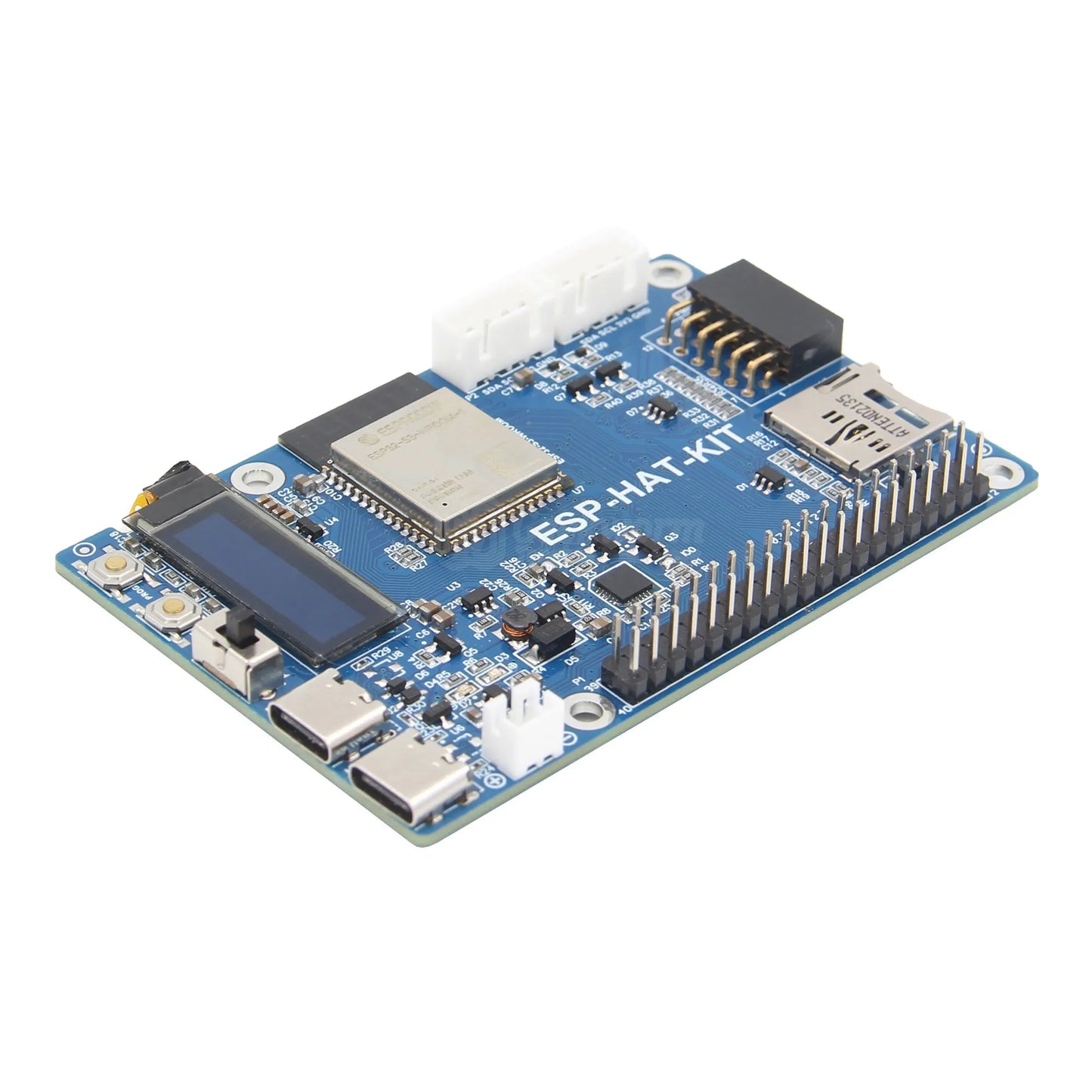 Custom ESP-HAT-KIT ESP32-S3 Deverlopment Board, Wifi + BT Le Mcu Module Met 0.91 "Oled Manufacturer