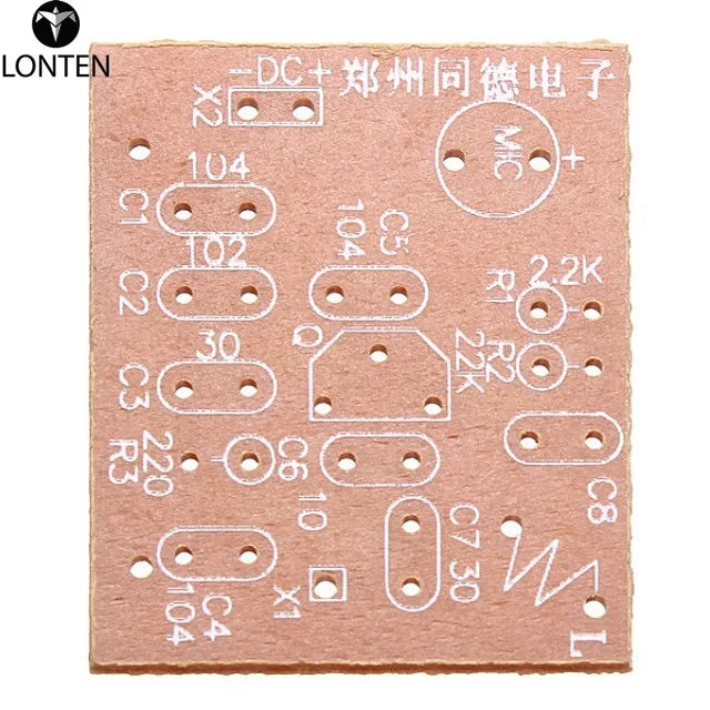 Custom Lonten 2Pcs/lot Wireless Microphone DIY Kit DIY Electronic Learning Kit parts kit Manufacturer