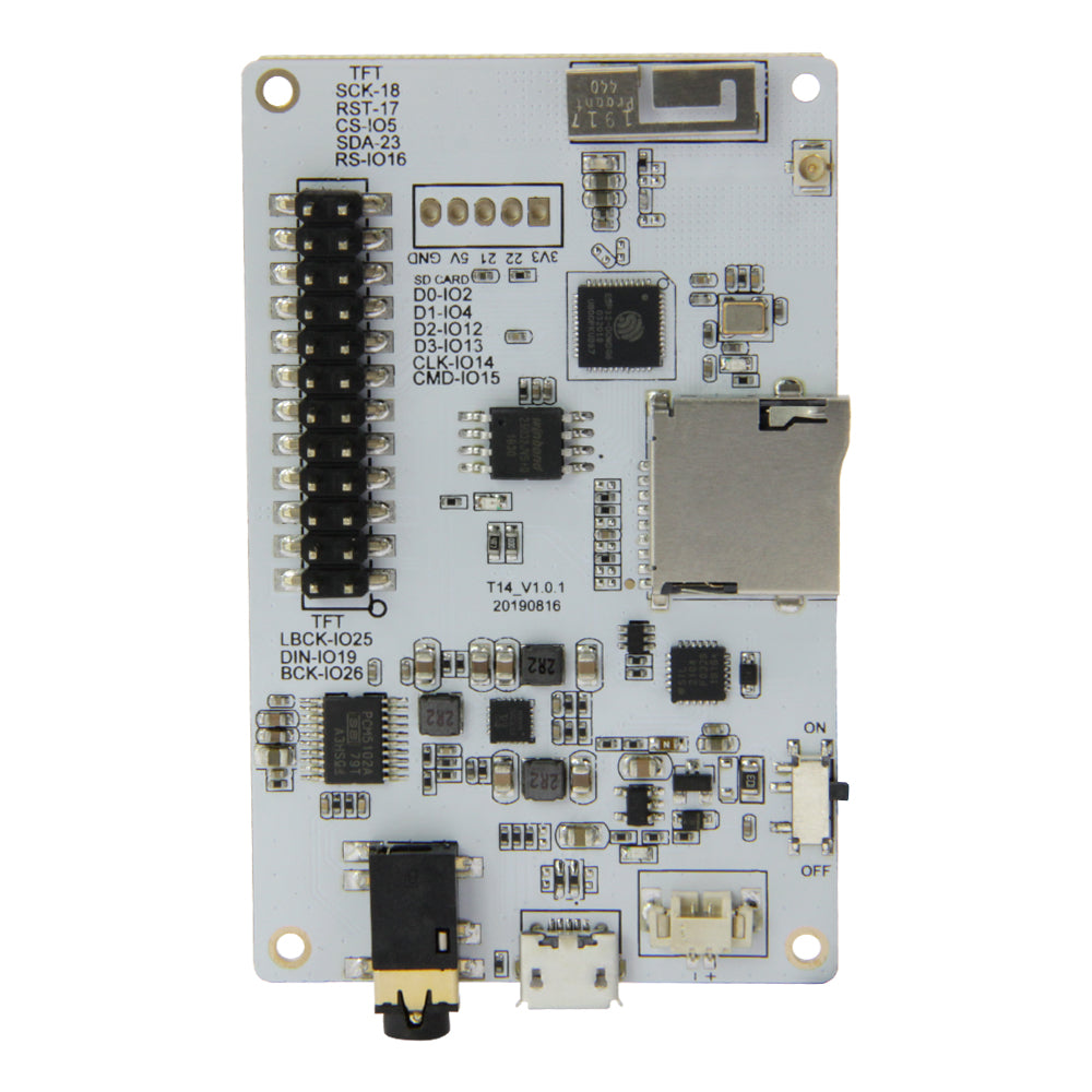 TTGO Tm Music Albums 2.4 Inch PCM5102A SD Card ESP32 WiFi And Module Custom PCB drawer guard pcba plate customize