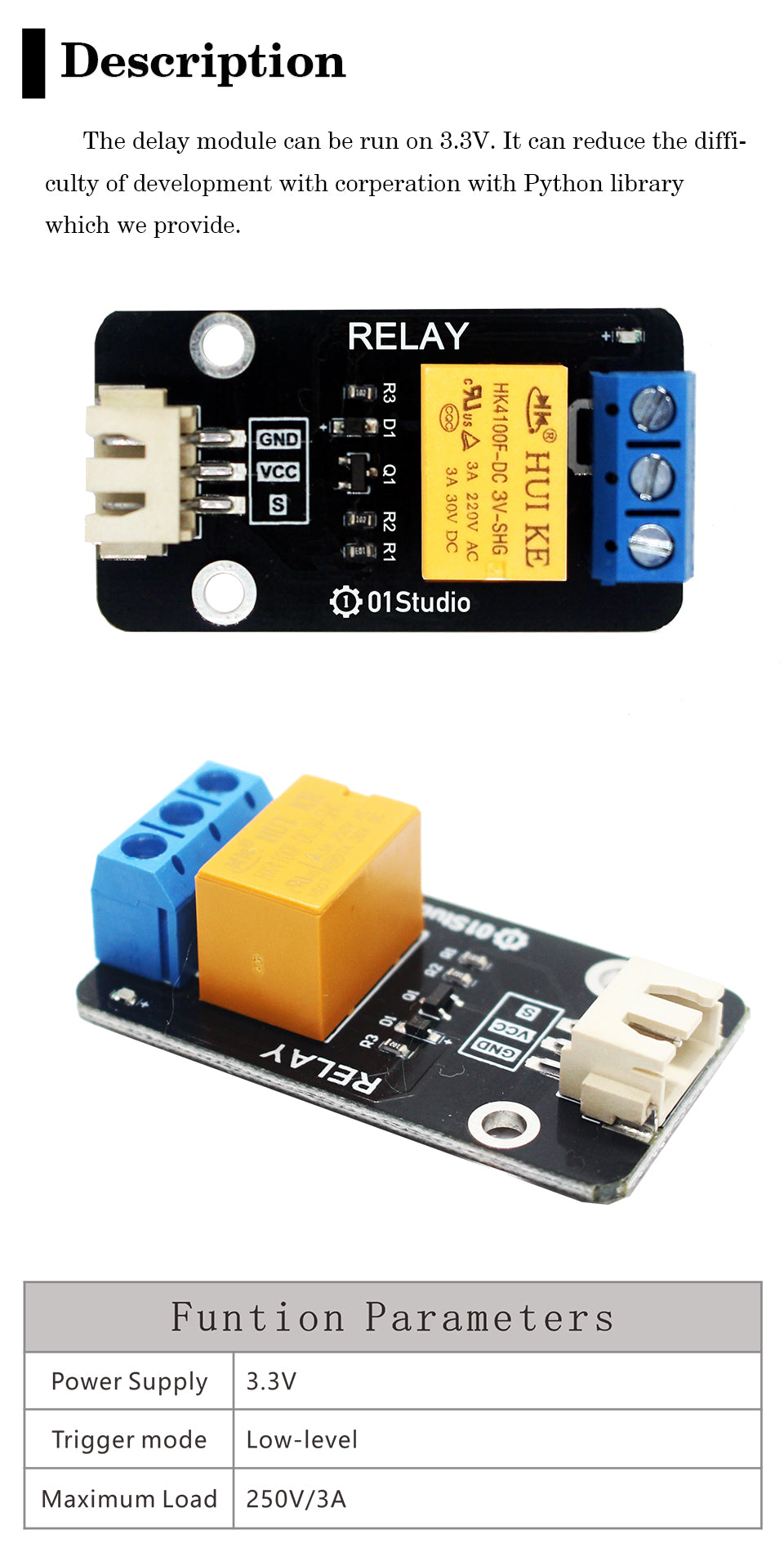 3.3V Relay Module pyBoard Micropython Programming Custom PCB pcba for tv remote gps tracker 4g pcba