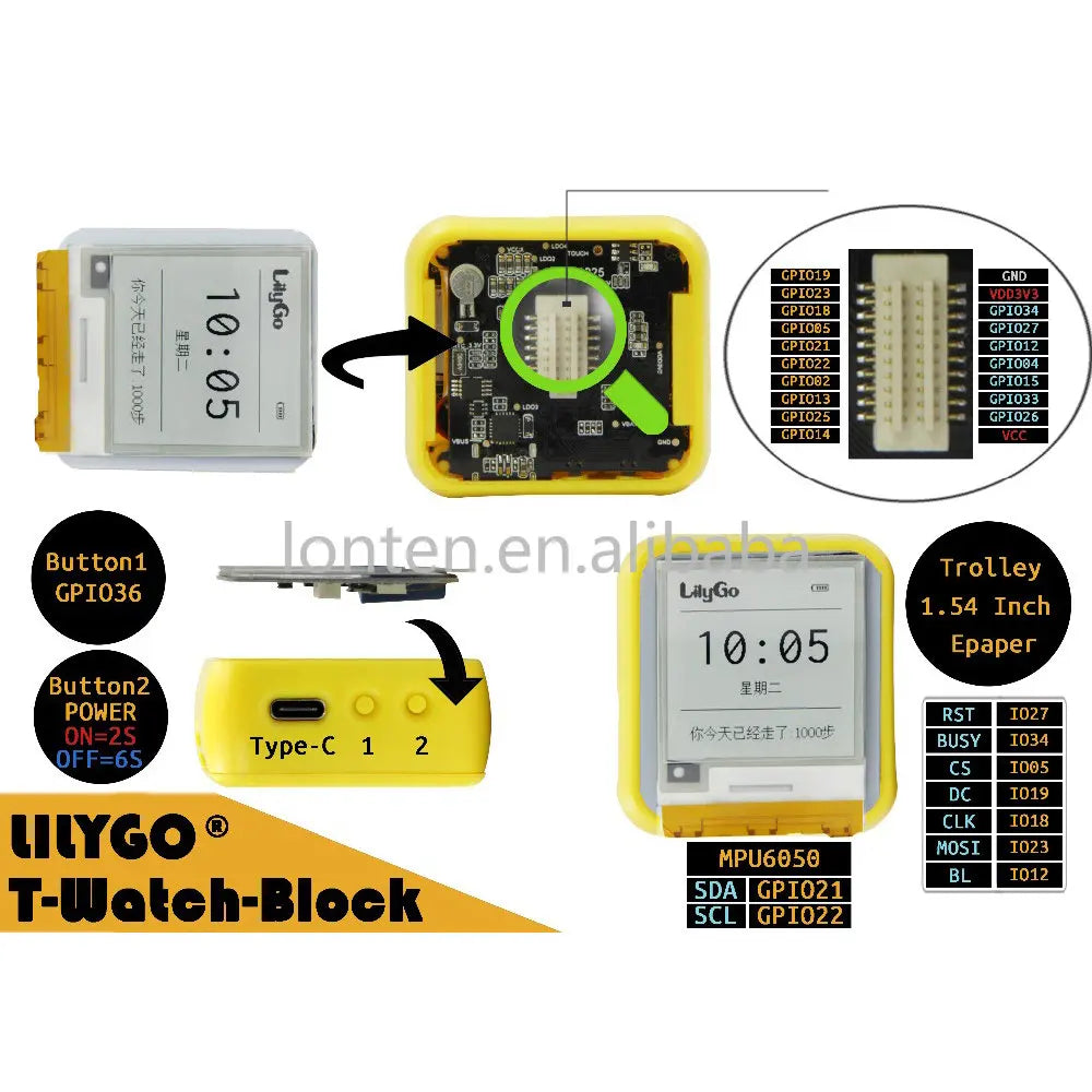 Custom TTGO T-Block Motherboard Multifunction Extension Module Accessories ESP32 Wireless Module WiFi BT Compatible Manufacturer