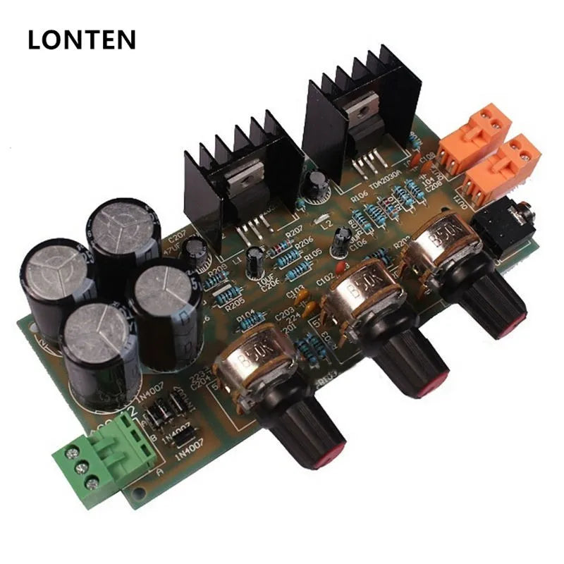 Custom 2x18W TDA2030A 2.0 Double Track TDA2030A Amplifier Module FR4 94V0 PCB circuit board for 6, 8 10, 12, 14, 16 layers Manufacturer