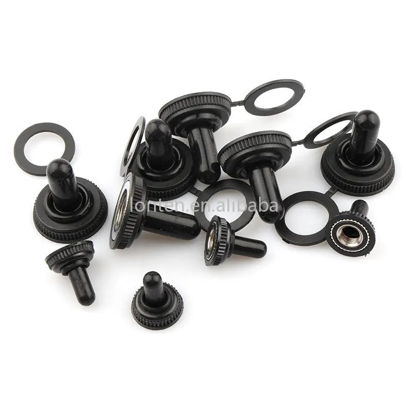 Custom 5pcs 6mm/12mm Toggle Rocker Switch Waterproof Cap Dust Cap Used for 1321/1021/KN3 E-TEN Series Switch Manufacturer