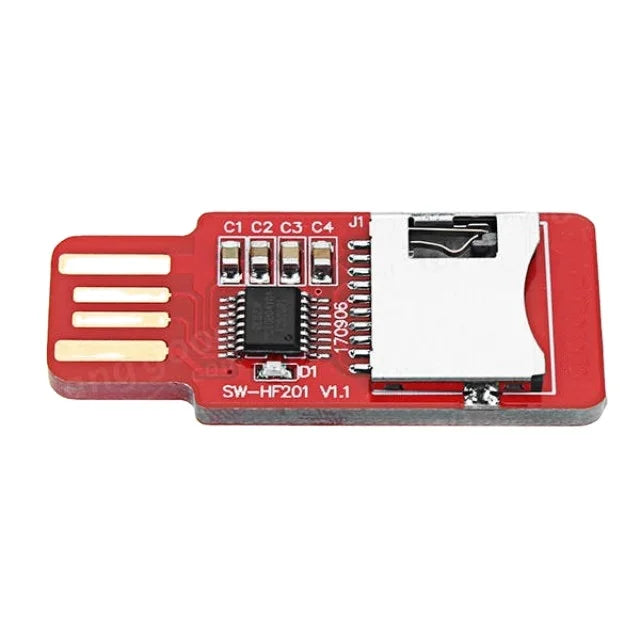 Custom Lonten 5Pcs/Lot HF201 Read/write TF Card Reader Memory Card T-Flash Card Module USB2.0 Support Plug And Play Hotpl Manufacturer