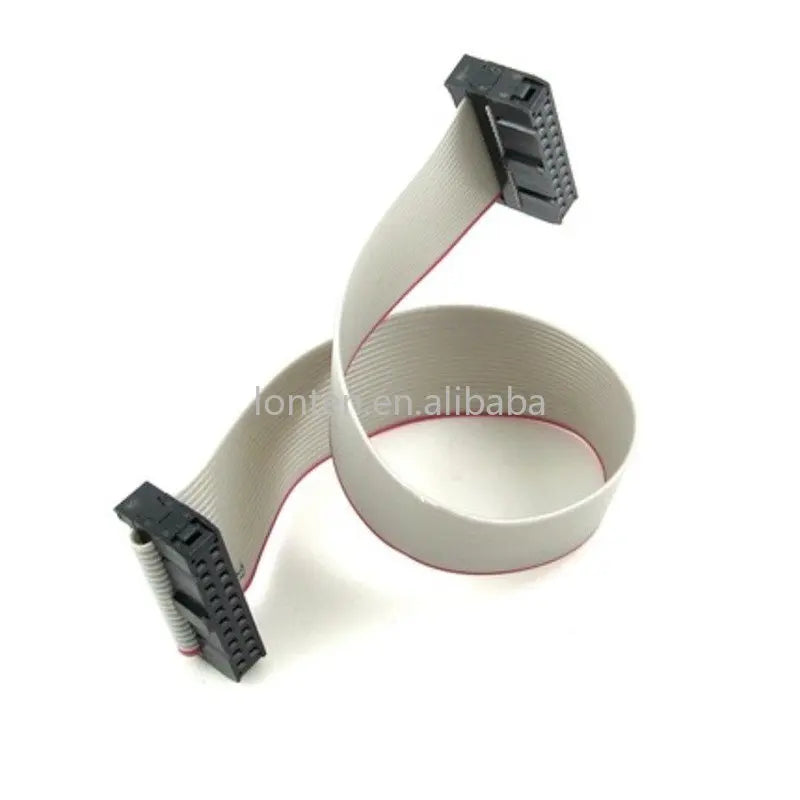 Custom Custom 2pcs 2.0mm Pitch FC 6P--60 Pin Gray Flat Ribbon Data Cable 10/20/30/50-100cm For DC3 IDC Male Header Manufacturer