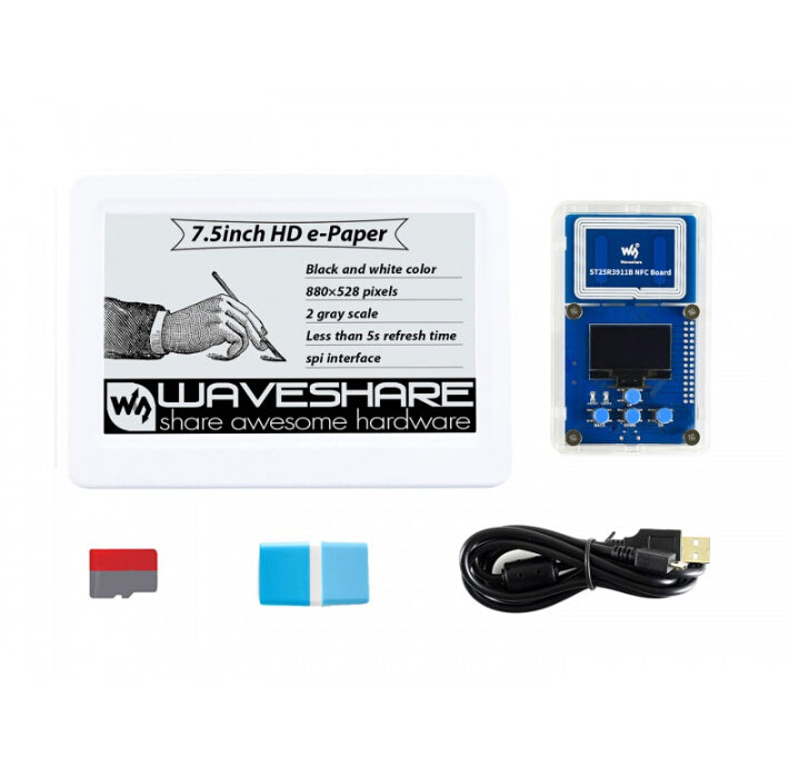 7.5inch NFC-Powered HD e-Paper Evaluation Kit, Wireless Powering & Data Transfer Custom PCB tally counter pcba