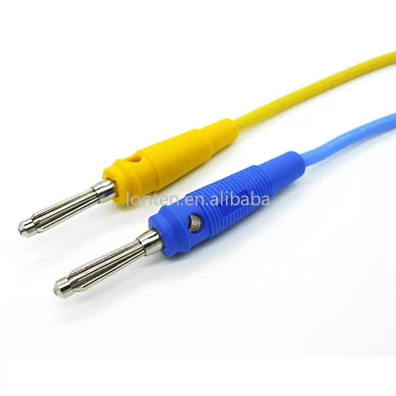 Custom 5Pcs 4mm Male 32A High Current Screw Solderless Stackable Banana Plug Connector Manufacturer