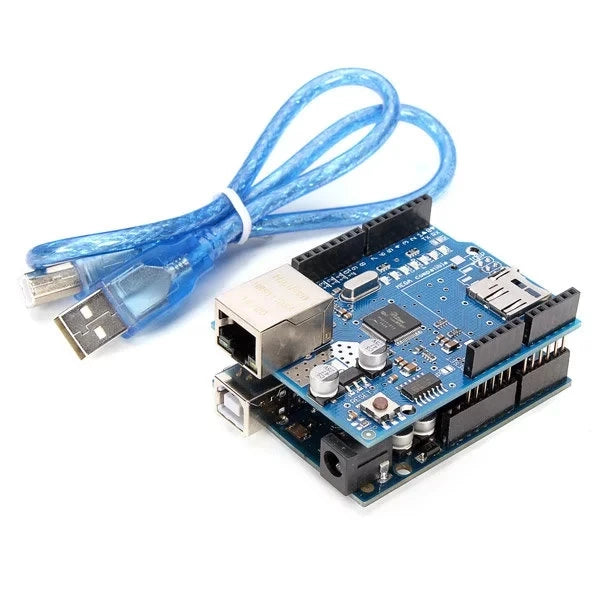 Custom ATmega328 R3 + Ethernet Shield W5100 Kit For DIY with usb cable ATmega16U2 Manufacturer