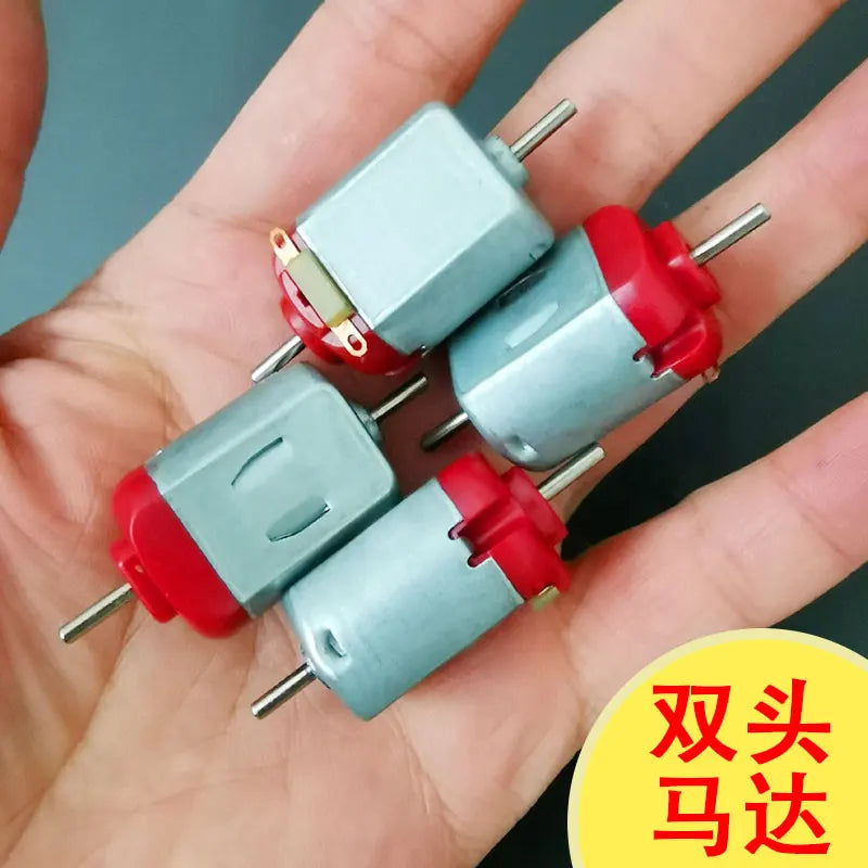 Custom Small F130 Electric Motor DC1 .5V-6V 3V 12000RPM High Speed Double Axis DIY Toy RC Car Boat Fan Hair Dryer Models Manufacturer