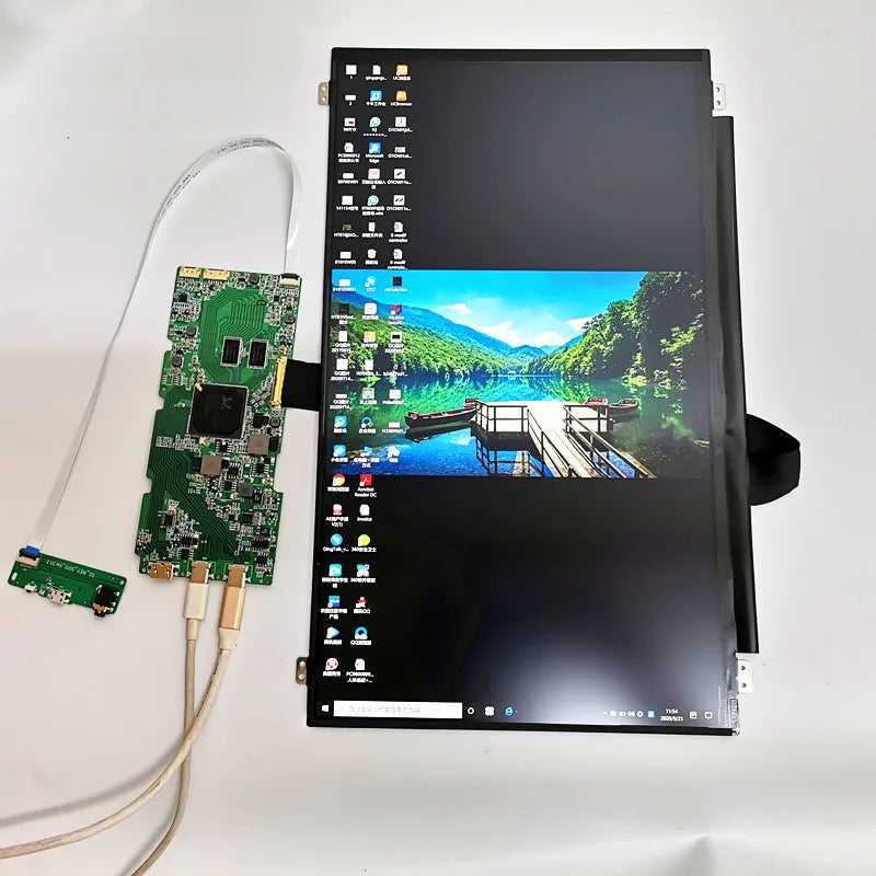 Custom 15.6 inch 4K Gravity rotating LCD display module 3840*2160 HD Type-C for advertising Game Raspberry Pi 4 Display Cars DIY Kits Manufacturer