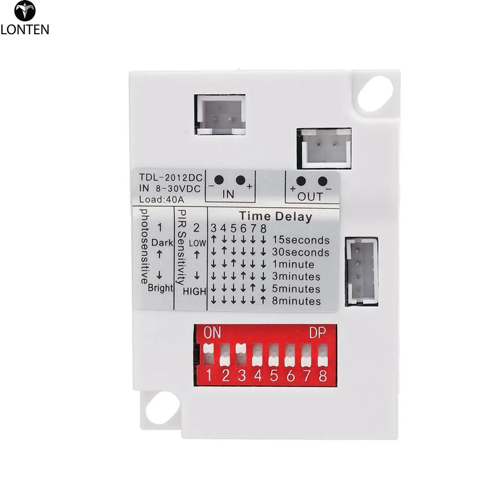 Custom Lonten 12V 24V 7-10M PIR Motion Sensor Switch IR Infrared Human Body Induction Sensor Detector Switch for LED Light Corridor Ais Manufacturer