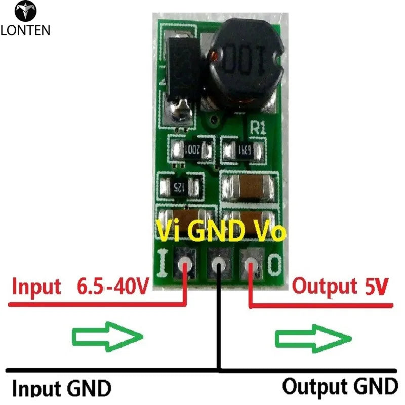 Custom 4012SA_5V 6.5-40V to 5V DC DC Converter Step-Down Buck Module Voltage regulator Directly replace TO-220 L7805 LM7805 LDO IC Manufacturer
