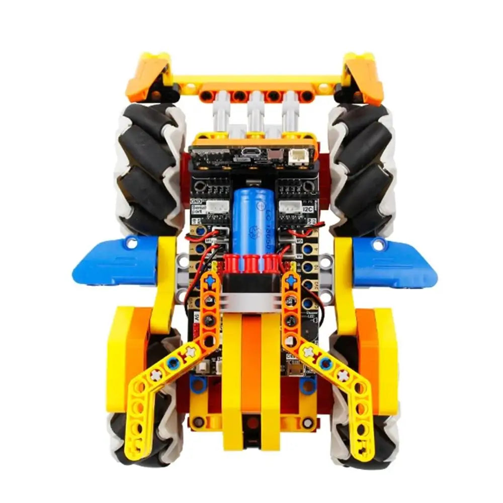 Custom Programmable Intelligent Robot Building Block Kit Mecanum Wheel Smart Robot Car for Micro: bit (With/Without Micro:bit Board) Manufacturer