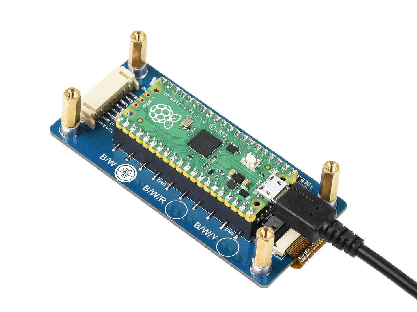 Waveshare 2.9Inch E-Papier E-Ink Display Module Voor Raspberry Pi Pico 296*128 zwart/Wit, Spi Custom PCB plastic housing pcba customize