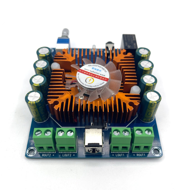 TDA7388 4*50W Audio Power Amplifier Board Automotive 4.0 Ch AMP Class AB Car Stereo Home Theater Amplifiers board pcb assembly customize