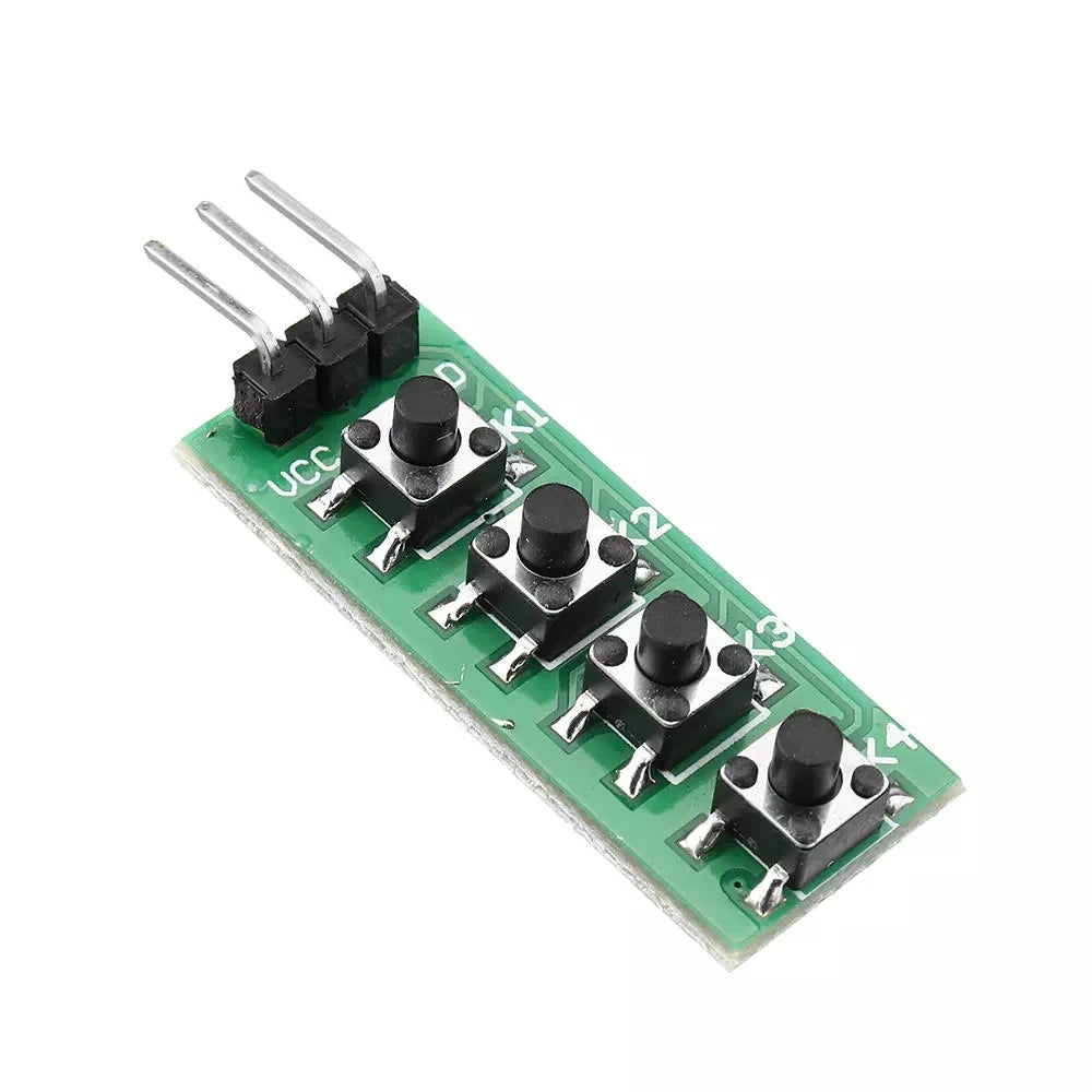 Custom 10pcs/lot Keypad 4 Button Key Module Switch Keyboard For MEGA2560 Breadboard modules Manufacturer