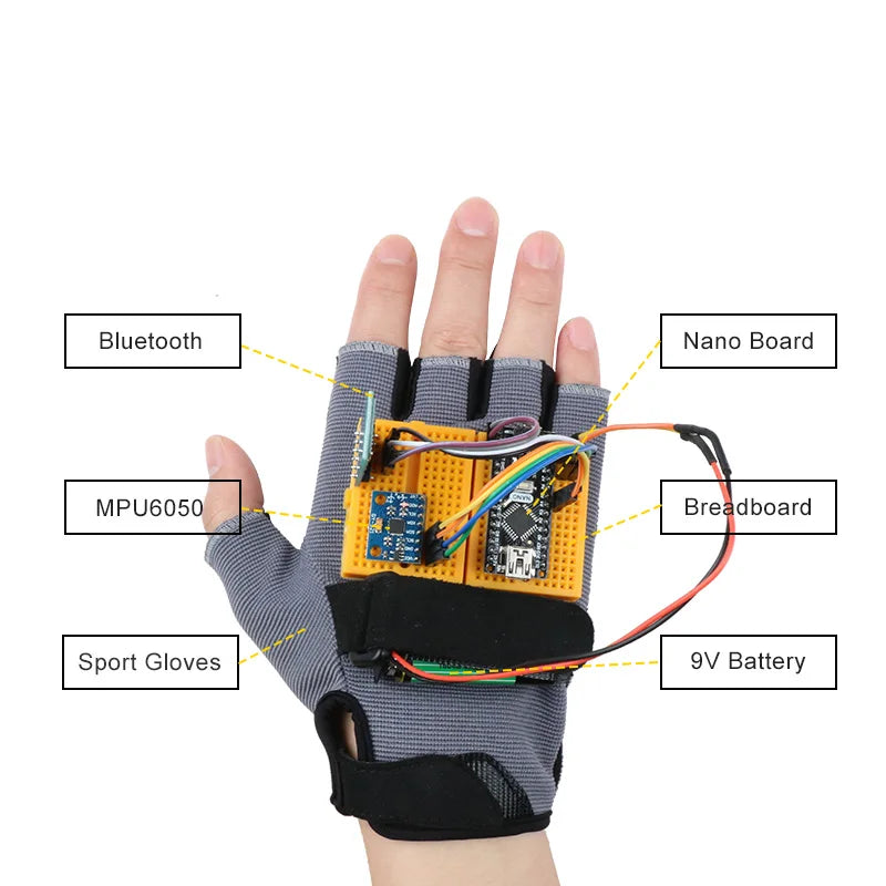 Custom Gesture-Motion Starter Kit for Nano V3.0 Support Robot Smart Car MPU6050 6 Axis Accelerometer Gyroscope Module Manufacturer