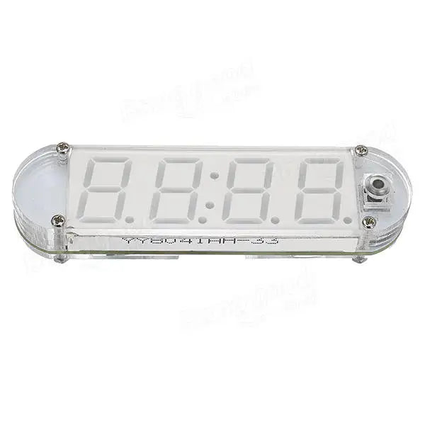 Custom DIY Electronic Clock Kit SCM Digital LED Clock Set With Acrylic Shell ATMega328 DIP IC Low Power CR2032 Button Cell Powered Manufacturer