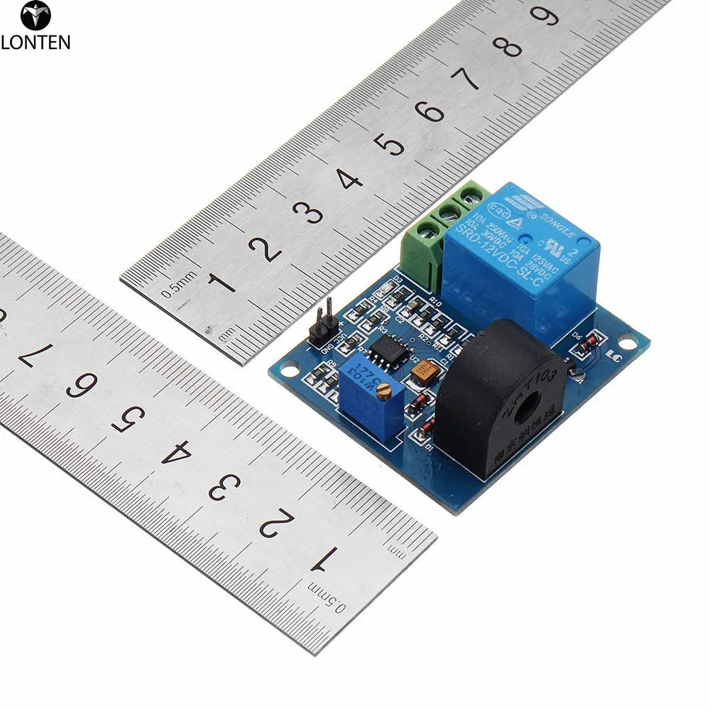 Custom Lonten 5Pcs/Lot DC 12V 5A Overcurrent Protection Sensor Module AC Current Detection Relay Module Switch Output Manufacturer