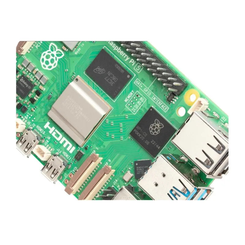 Raspberry Pi 5 8GB Board With NEO5 M.2 NVME PCIE Case Kit