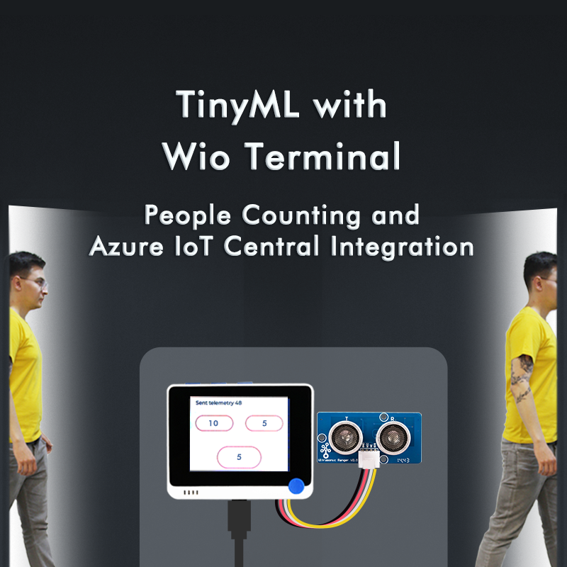 People Counting System built with Wio Terminal and Ultrasonic Sensor Custom PCB nebulizer pcba computer pcba customize