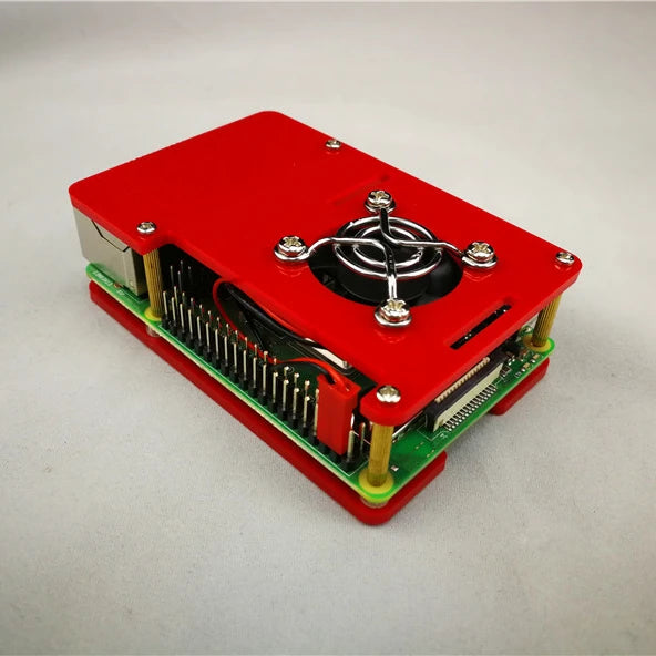 Custom In Stock !!!! Raspberry Pi 4 2-layers acrylic Case Box shell for Raspberry Pi 4 case Manufacturer