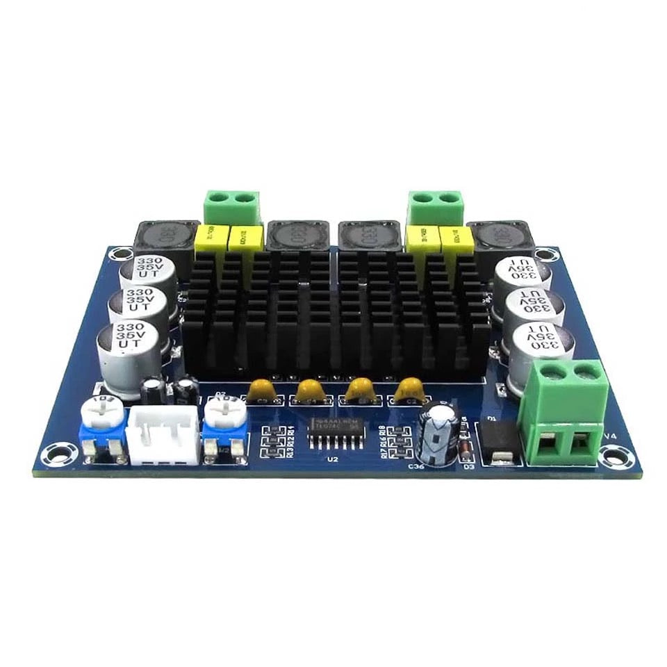 120W*2 TPA3116D2 Stereo Audio Amplifier Board Dual-channel Digital Class D Power Amplificador Modul 12V-24V DIY pcb assembly Custom