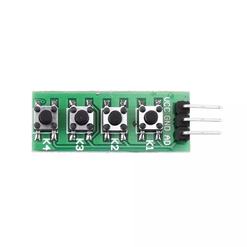 Custom 10pcs/lot Keypad 4 Button Key Module Switch Keyboard For MEGA2560 Breadboard modules Manufacturer