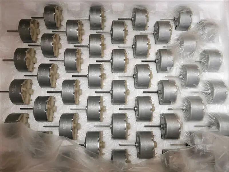 Custom RF-500TB-12560 Motor DC 6V-12V 5500RPM Long Shaft 32mm Diameter Round 500 Motor for Automatic Sprayer/ Warning Lights Manufacturer