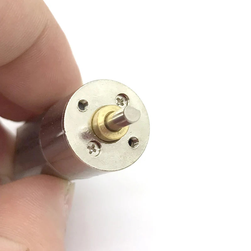 Custom Precious 16mm Full Metal Gearbox Gear Motor DC 12V 6RPM-1200RPM Slow Speed D-axis Large Torque DIY Robot Smart Car Boat Models Manufacturer